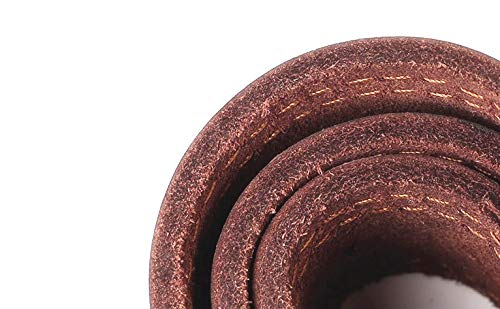 SLZZ Prämie Echtes Leder Hundehalsband /weich Dauerhaft Schwere Echtes Leder Hundehalsband für Rüde Weiblich Kleine X-Kleine Mittlere Große X-Große Hunde