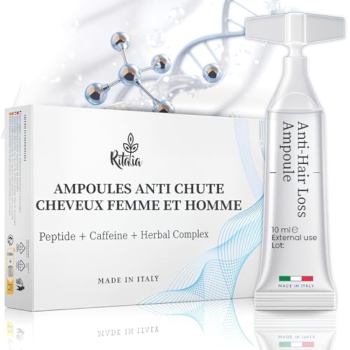 #rémunéré #Amazon<br>Ampoules Anti Chute Cheveux Femme et Homme (R) - Soin Capillaire Naturel ? Base de S?rum et Complexe Bioactif - Traitement Contre la Perte et la Chute de Cheveux avec Effet Repousse et Force