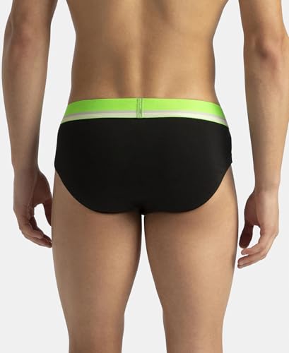 Image of Jockey FP01 Men Super Combed Cotton Solid Brief with Ultrasoft Waistband