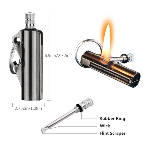 2 Pack Encendedor Multifuncional Reutilizable y Resistente miniatura 7