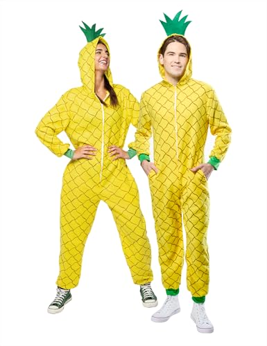 Déguisement d'ananas taille unique combinaison ample et légère pour Halloween - 6