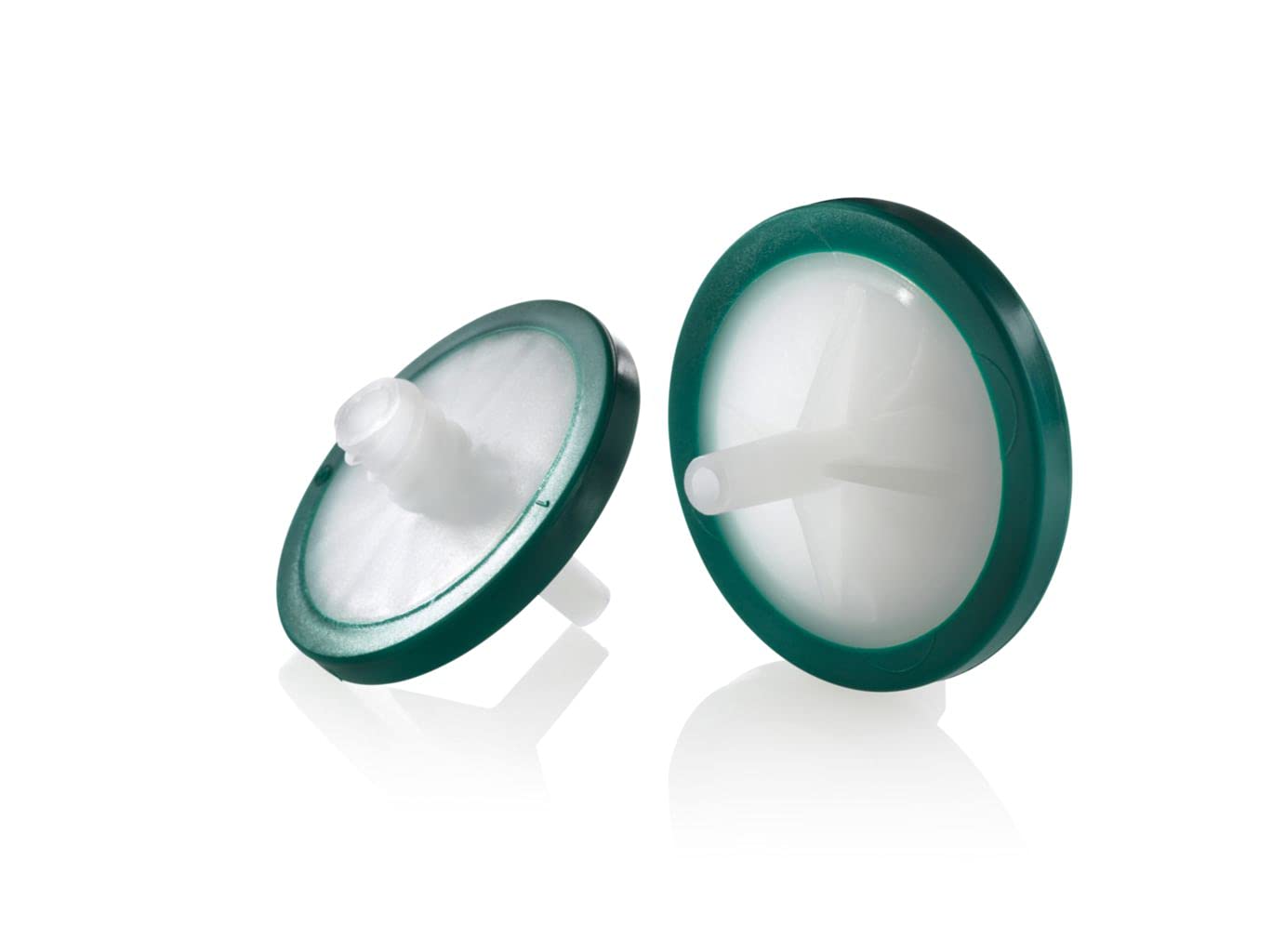 GE Bio-Sciences 10463513 ReZist Syringe Filter, PTFE/Polypropylene, Female Luer Lock/Male Luer, 0.45 µm Pore Size, 30 mm Diameter, Green (Pack of 100)