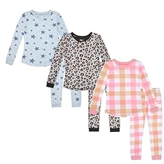 Gray Leopard-pink Check-blue Star