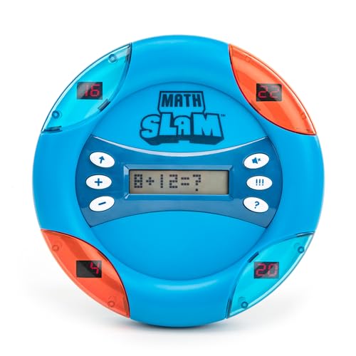 Educational Insights Math Slam - Handheld Electronic Math Games for Kids 5-7, First Grade Addition and Subtraction Games, Basic Algebra Learning Game, Self-Teaching Elementary STEM Tools by Educational Insights - Used condition - US$30.47