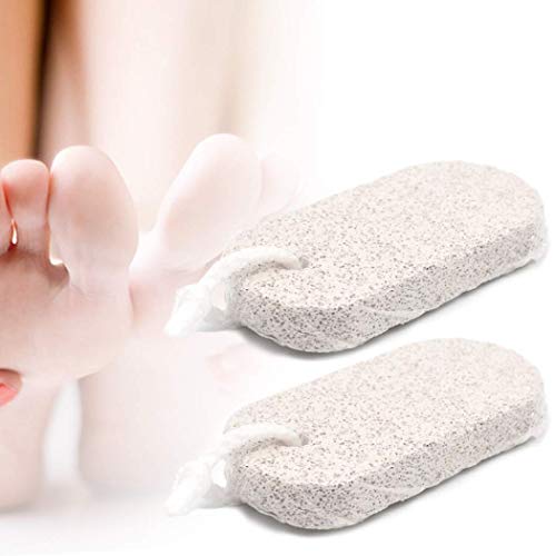 ZHome Natural Pumice Stone for Feet, Phogary Lava Pedicure Tools Hard Skin Callus Remover for Feet and Hands 2PCS