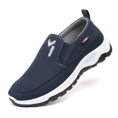 Zapatillas hombre sin cordones ligeras y transpirables para el uso diario