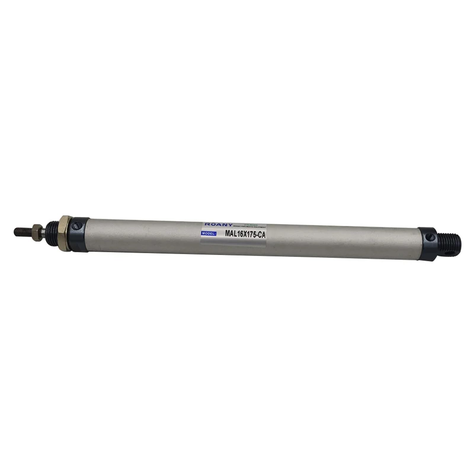 Pneumatischer Zylinder aus Aluminiumlegierung, Serie Mal, Bohrung 16 mm, Hub von 25 bis 500 mm, einzigartiger Schaft MAL16 x 100 MAL16 x 500, Pneumatikzylinder mit Magnet (Mal16 x 200)