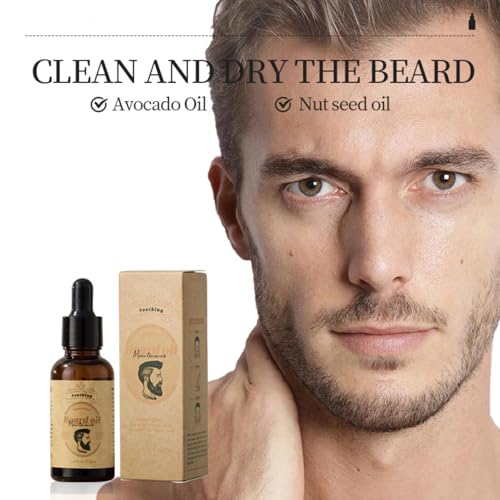 Beard Growth Oil for Men, 30ML Beard Oil to Promote Beard Growth, Softens and Strengthens with Natural Oils – Ideal for Beard Care and Gifts for Men - Image 4