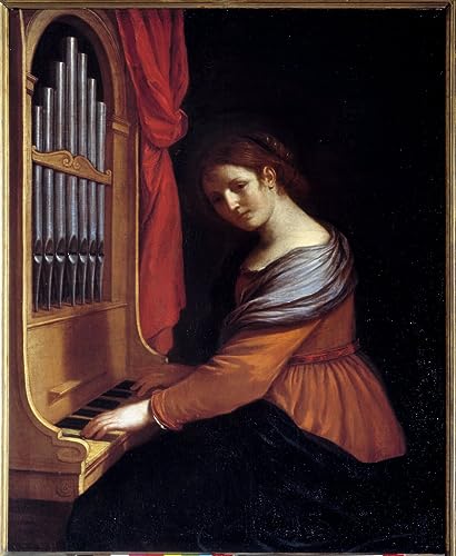 Tableau Sainte Cécile Guerchin pour raviver une déco de chambre