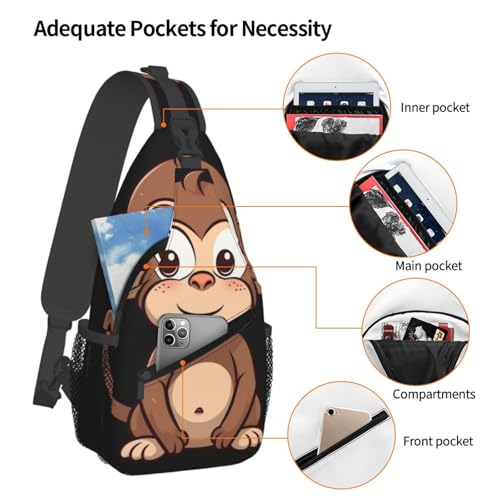Bolso Pequeño Cruzado para Senderismo Unisex miniatura 4