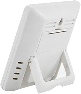 Electronic Thermohygrometer with Time Display Emoticons Indicators & Alarm Clock Temperature & Humidity Meter for Home ABS Temperature and Humidity Gauges Temperature Measurement Instrument Humidity