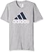 adidas Big Boys' Logo Short-Sleeve T-Shirt, MGH/Collegiate Navy, Medium/10-12