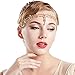 Produktbild Coucoland 1920s Stirnband Damen Gatsby Accessoires Retro Stirnkette 20er Jahre Haarband Kopfschmuck Fasching Kostüm Zubehör (Gold)
