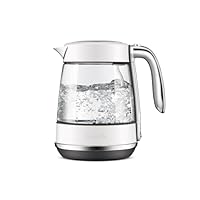 Breville the Crystal Luxe™ Electric Glass Kettle, BKE765SST, Sea Salt