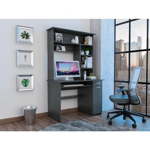 IJOWEEN Modern Hutch Desk with Ample Storage for Your Home