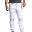 Scrunch Stacked Biker White