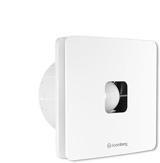atomberg Studio+ Exhaust Fan 150mm (6 Inches) | BLDC Motor | 6.8W| Low Noise | 2000 RPM| Ideal for Bathroom,Kitchen | Easy to Clean | Installation-Round Cut (153mm) | 2 Years Warranty | (Gloss White)