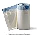 Ultra-Absorbent Disposable Commode Liners (20 Fl Oz Absorbency) | Extra Thick Leak-Proof Bags for Bedroom and Bathroom Toilets, Commodes and Buckets – Elderly, Sick, Nurses & Caregivers – 24 Pack