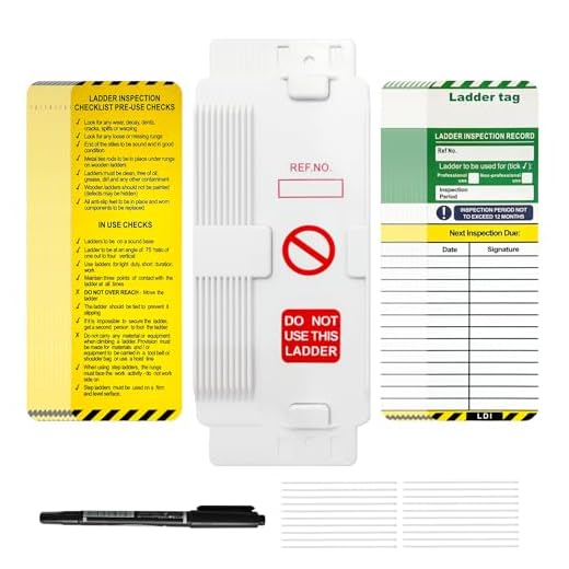 BULANGD Scaffold Status Holder and Tags Scaffolding Safety Inspection Tags 10 Pcs Do Not Use Scaffold Tags Ladders Holder Tools