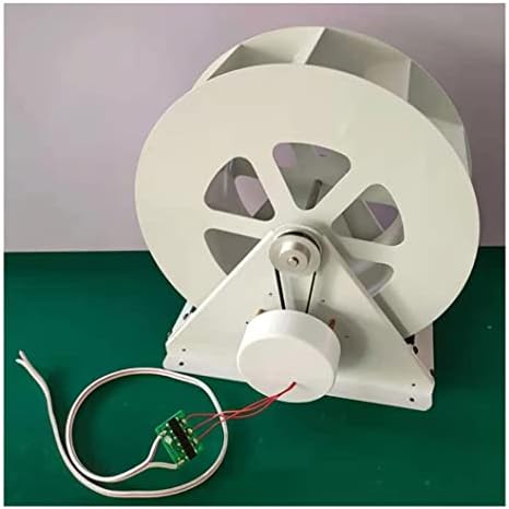 Mdxtog Micro Hydroelectric Turbine Generator 100W, Low-Speed Water Wheel Generator for Household Outdoor Lighting Generation Power Equipment Hydro Water Turbine Generator