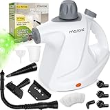 Multi-Surface Handheld Steam Cleaner with 11-Pieces Accessories, 15.2OZ All Natural Pressurized Steamer for Cleaning, Multipurpose Steam Cleaner for Home to Clean Dirt, Grout, Tile, Grease and More