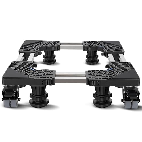 Opiniones de Lavasecadora Inverter favoritos de las personas. 38 45-68cm Base Para Lavadora Adjustable, Base Movil Para Refrigerador, Estructura De Doble Tubo 8 Patas y 4 Rueda Con Frenos, Hasta 400 Kg, Ideal Soporte Para Universal Lavadora y...