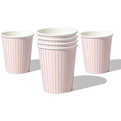 Coterie Pink and Gold Party Cups Cover