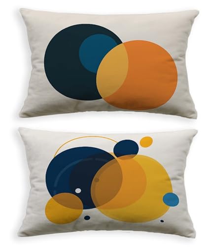Lot de 2 housses de coussin 40x80 rectangulaire blanc en velours décoration