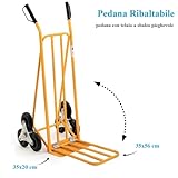 Zoom IMG-2 paluplus carrello portapacchi per scale