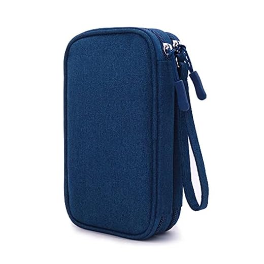 Diabetes Bags for Supplies Diabetic Supply Organizer Travel Storage Bag Carrying Case for Insulin Pens, Glucose Meter, Alcohol Prep Pads, Test Strips, Testing Kit, Lancets, Vials, Medication (Blue)