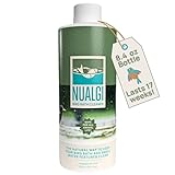 Nualgi Bird Bath & Fountain Cleaner, Natural Enzyme-Blend, Safe for Birds, Plants & All Animals, Provides Fountain Maintenance up to 17 Weeks, 8.4 oz