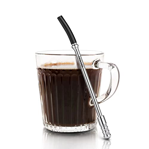 Reusable Straws Stainless Steel Straws Coffee Straw Filter Function Straw 7.6