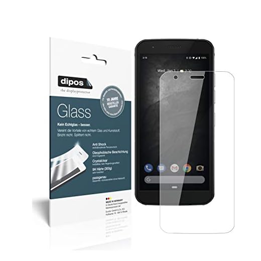 dipos I 2X Protector de Pantalla Compatible con Caterpillar Cat S52 Vidrio Flexible Cristal Proteccion 9H