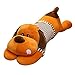 Lulihhhh 60CM-110CM Hund Plüschtier Schöne Kuscheltier Hund Puppe Langes Schlafkissen Raumdekor Kindergeburtstagsgeschenk Basset Hound-90cm,A