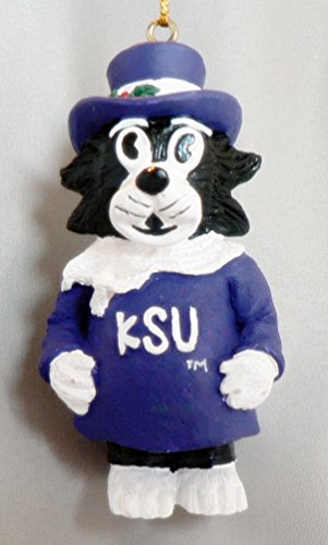 NCAA Kansas State Wildcats Willie Football Sports Mascot Holiday HAT Ornament