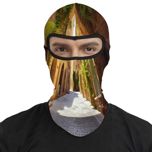 Máscara para esquí para hombres y mujeres, pasamontañas impreso de estilo italiano, máscara facial térmica para frío, equipo para motocicleta y esquí, máscara de invierno para hombres y mujeres miniatura 2