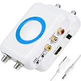 HDMI to RF Modulator, HDMI to Coax Adapter RCA Converter, VHF AV Adapter