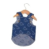 Facile à nettoyer : le tissu jean bleu durable et lavable garde la jupe fraîche et propre, ce qui vous permet d'économiser du temps et des efforts sur l'entretien