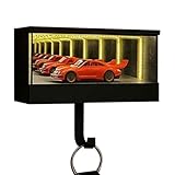 車のガレージキーホルダー、インフィニティガレージキーオーガナイザー、LEDライト付き壁装飾用キーホルダー、面白い壁掛け車の?匙扣、車愛好家に最適なクリスマスプレゼント [車のモデルは含まれません]