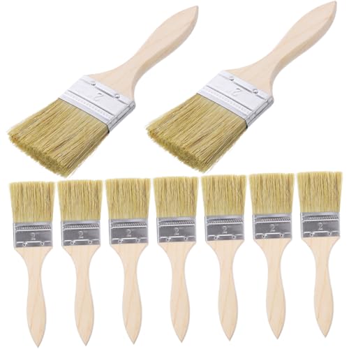 Lurrose 23 Piezas Cepillo De Pintura Pincel Pintar Múltiples para Pintar Arte Brocha De Pintar Miniatura Lápiz De Retoque De Pintura Mini Lienzo Cepillo Compacto Mini Cepillo Hilván Bambú