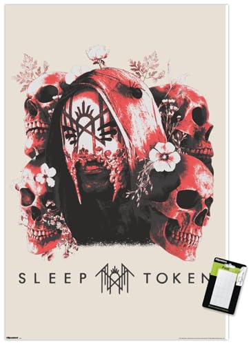 Sleep Token - Skulls And Flowers Wall Poster, 34L