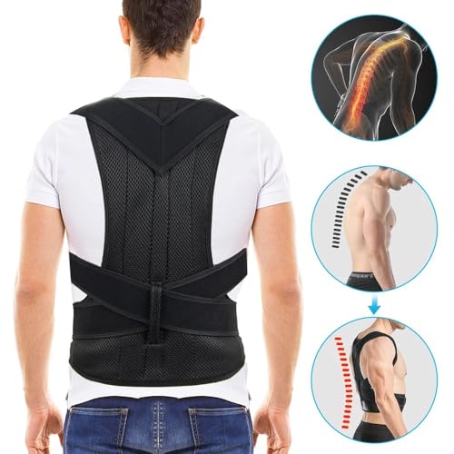 Ceinture correction bossue et décompression vertébrale dos réglable - 4