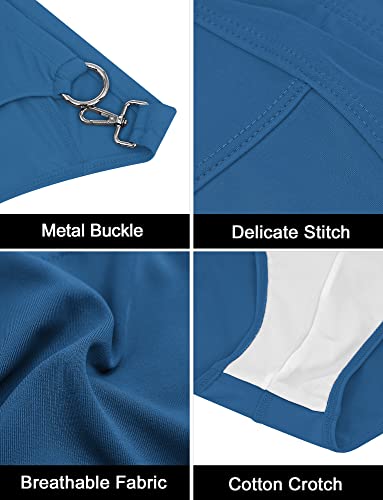 SEAUR Men’s Sexy Bikini Swim Briefs Stretch Low Rise Swimsuit Casual Beach Swimwear Quick Dry Athletic Bathing Suit4