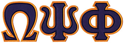 Fashion Greek Omega Psi Phi Embroidered Twill Letter Hoodie2