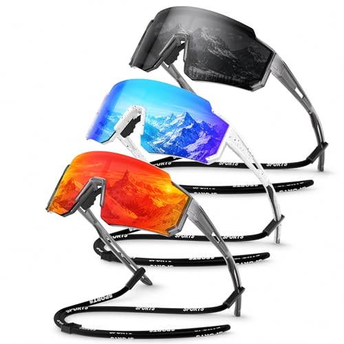 Image of Polarized Sport Sunglasses Men Women TR90 Lightweight UV400