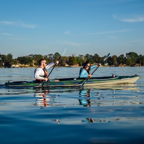 image for Pelican Argo 136XP - Sit in Tandem Kayak - Iris - Patented Ram-X™ Ma