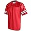 White Stripe-red Jersey