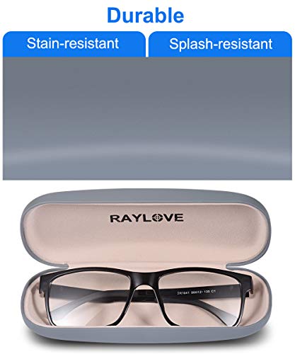 Image of RayLove Unisex Hard Shell Eyeglasses Cases, Protective Case For Glasses