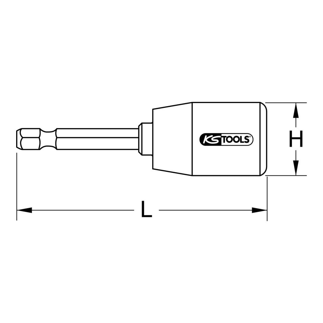 Destornillador Para Tornillos Abrazadera 1/2", M12