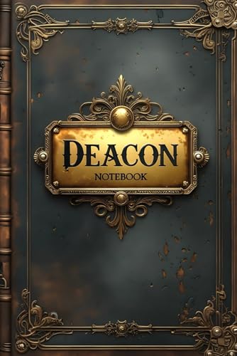 Deacon notebook: lined journal for men women work